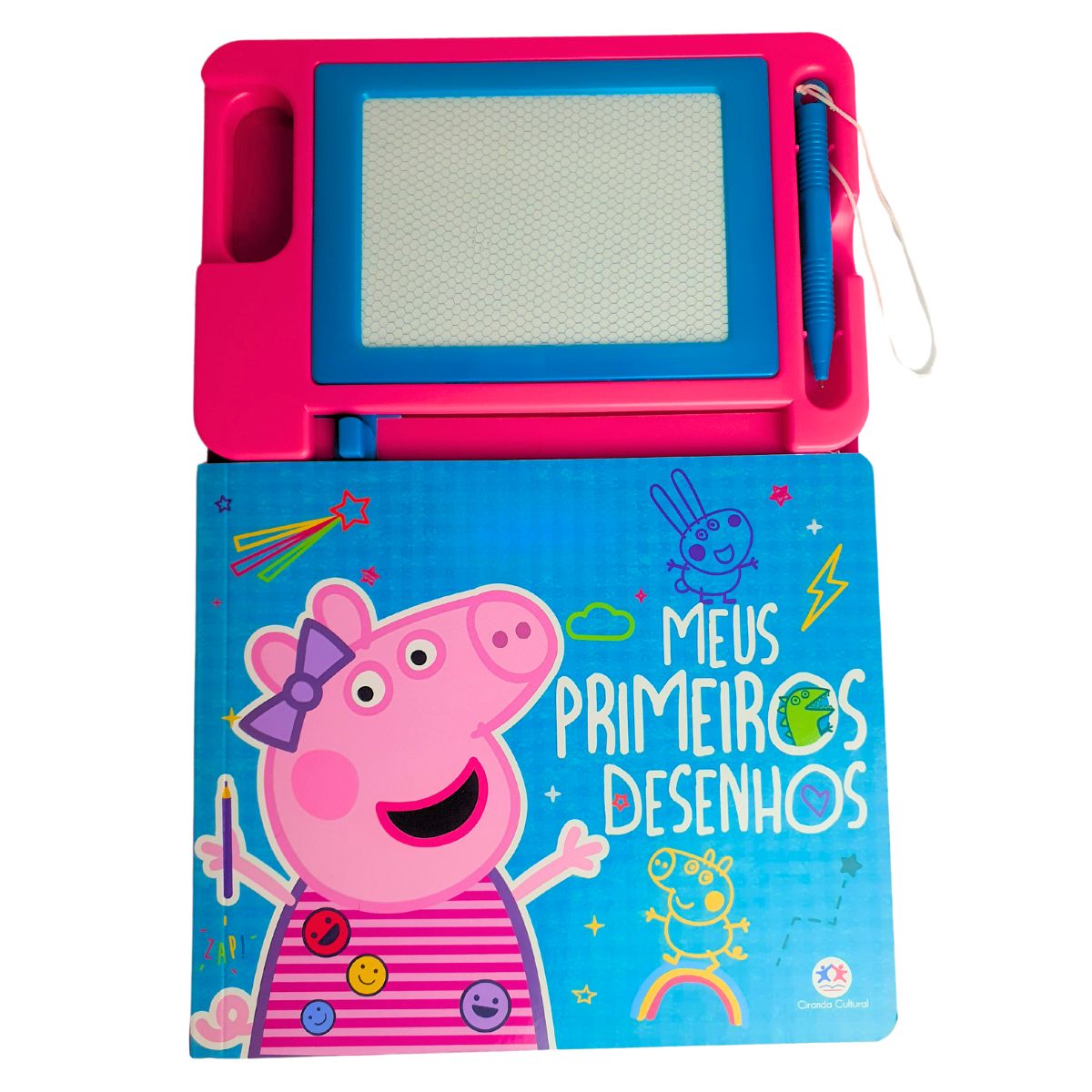 Kit 2 Livros Infantil Peppa Pig: 365 Atividades E Desenhos Para Colorir + Lousa Magnética Meus Primeiros Desenhos - Ciranda Cultural Kit 2 Livros Infantil Peppa Pig: 365 Atividades E Desenhos Para Colorir + Lousa Magnética Meus Primeiros Desenhos - Ciranda Cultural